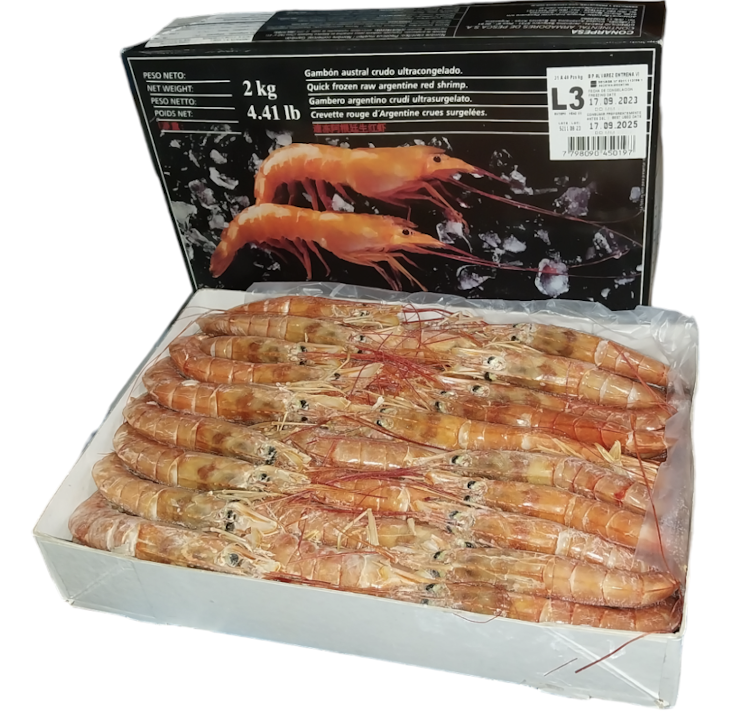 Langostino Argentino con sello de calidad internacional