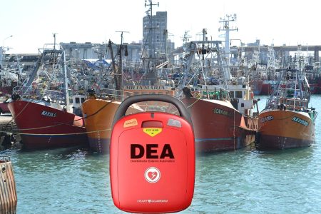 Solicitan a la Prefectura Naval Argentina la obligatoriedad de incluir desfibriladores en buques pesqueros argentinos
