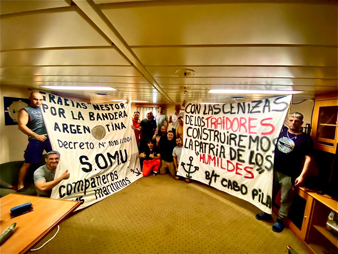 El SOMU se moviliza contra la reforma del gobierno sobre la ley de Cabotaje