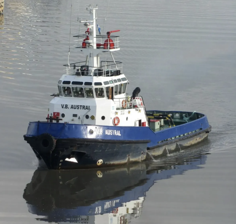 Remolcadores Mar del Plata refuerza su flota con la incorporaci贸n del V.B. Austral