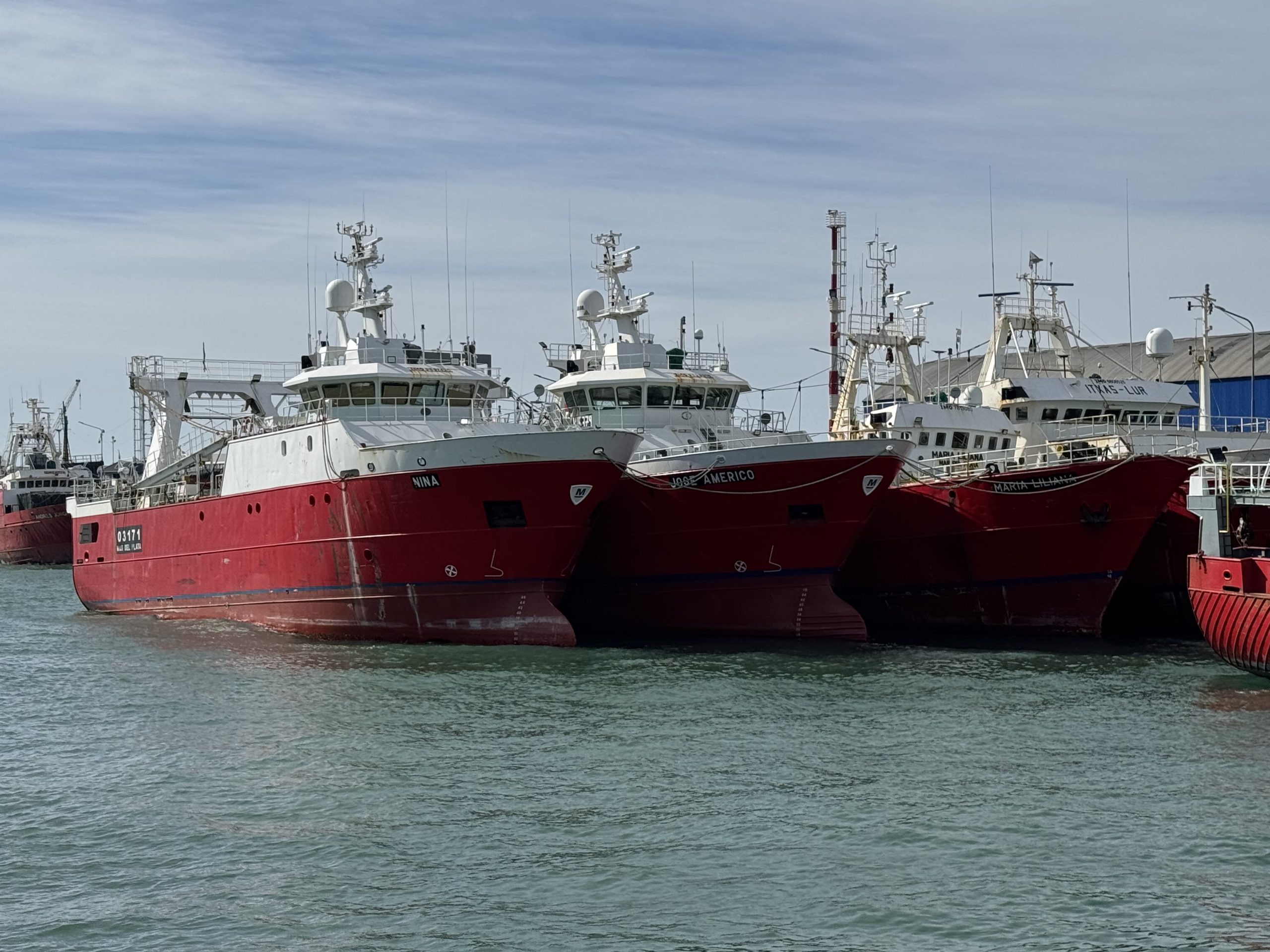 Confirman la suspensi贸n de la prospecci贸n de langostino en aguas nacionales por falta de buques