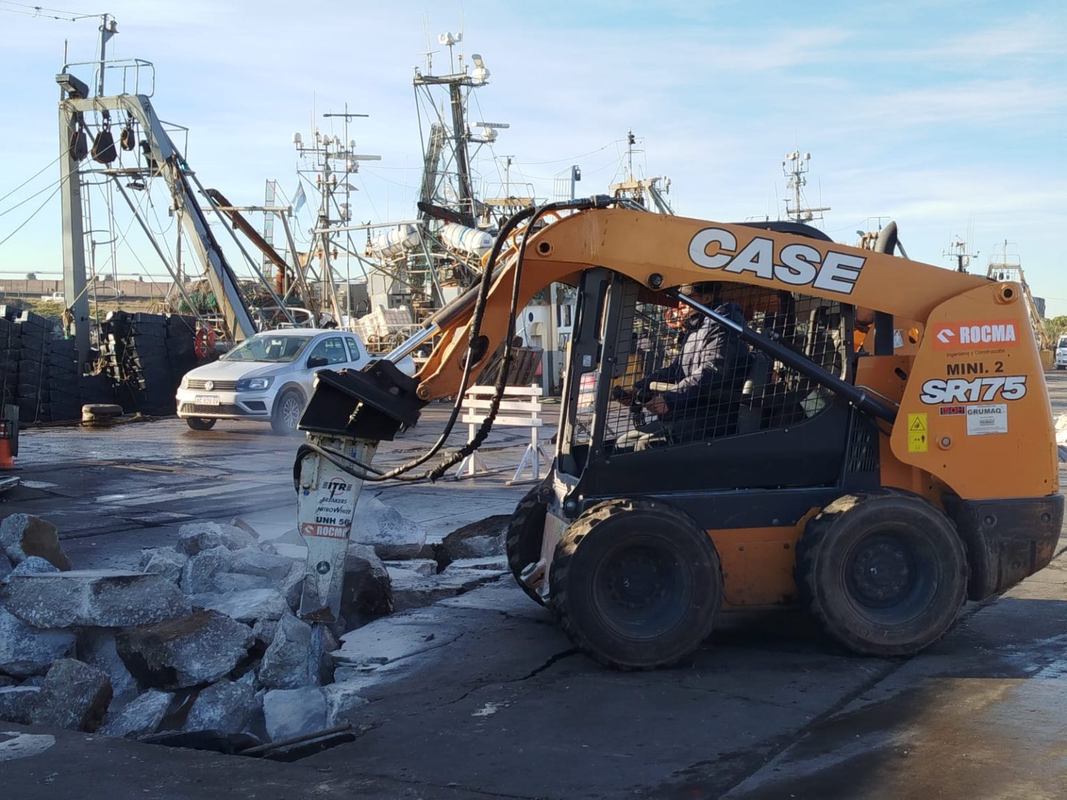 Nueva etapa de obras viales en el puerto de Mar del Plata: inversión superior a 71 millones de pesos