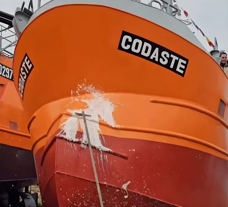 Botaron en Quequén un nuevo pesquero artesanal destinado a Rawson