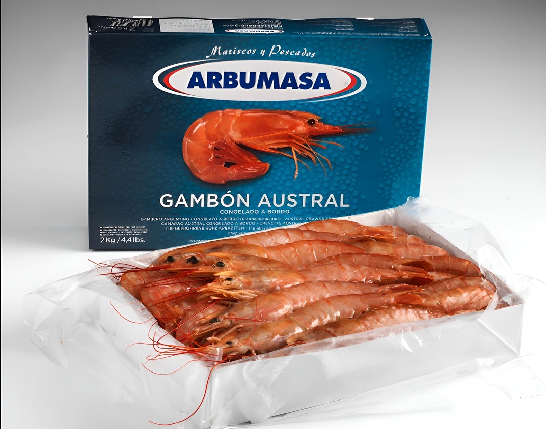 Arbumasa obtiene el derecho de uso del sello “Alimentos Argentinos” para sus langostinos congelados
