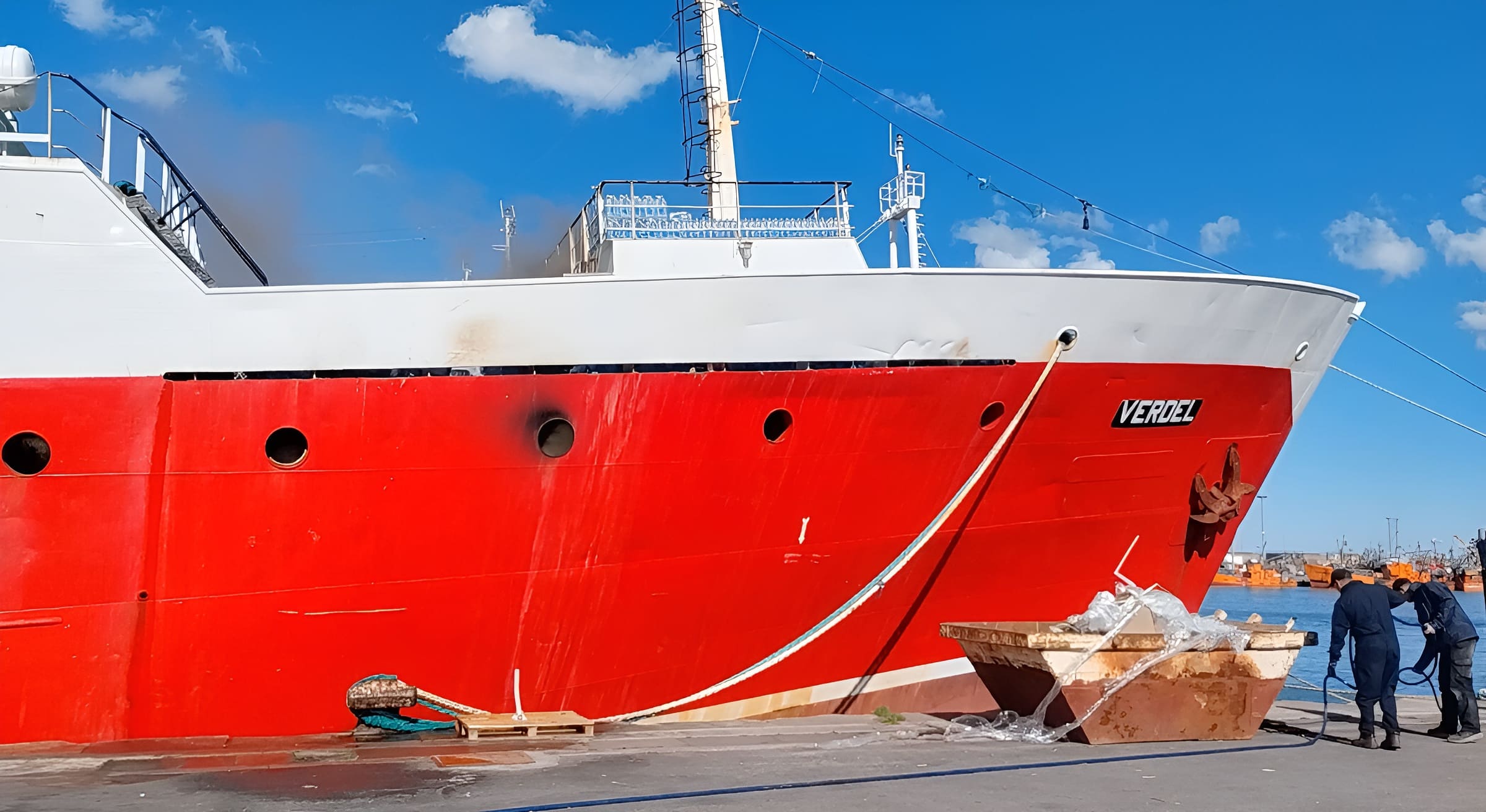 Mar del Plata. Controlaron un foco 铆gneo en el BP Verdel en el puerto local
