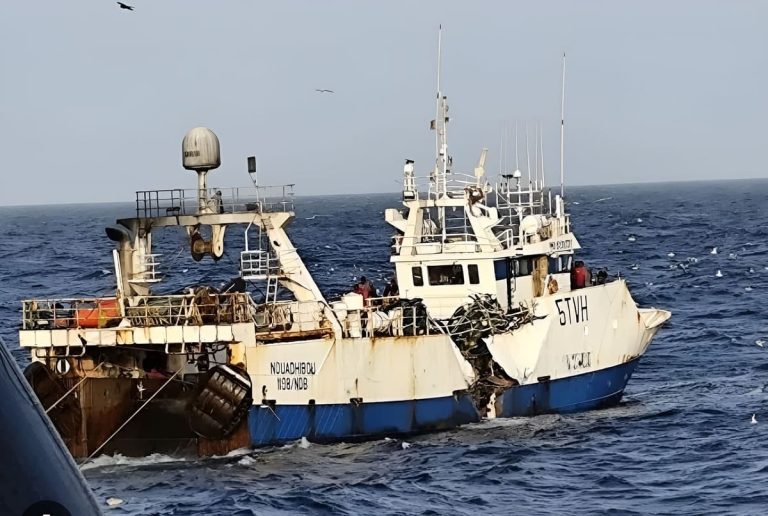 Capitán y primer oficial fueron detenidos tras hundir a un pesquero con tripulación española