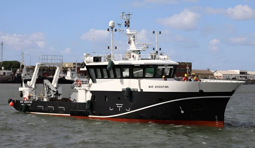 El BIP Mar Argentino inicia evaluación en el Golfo San Matías