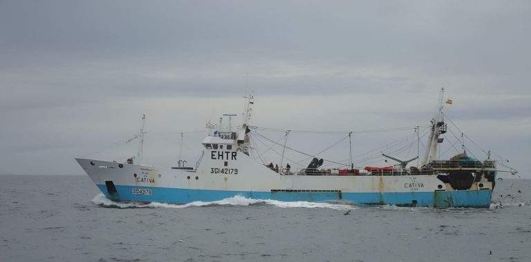 Prefectura detectó otro buque pesquero español dentro de la Zona Económica Exclusiva Argentina