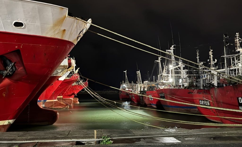 Temporal en Mar del Plata: el puerto resistió una madrugada de viento, pleamar y guardia permanente