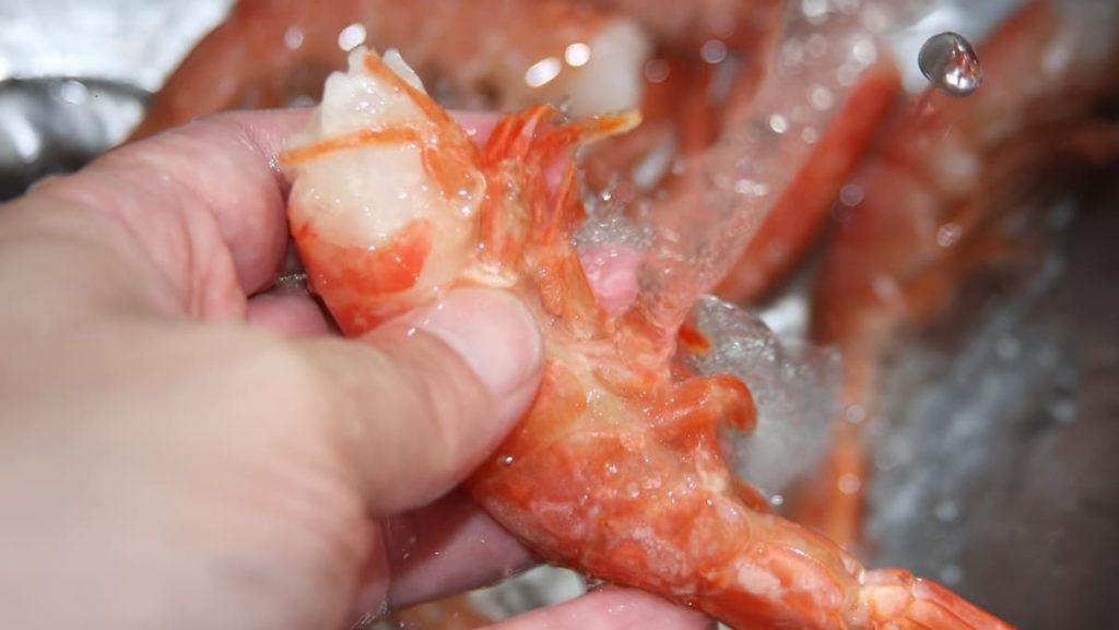 El CFP aprobó elevar al 50% la producción de colas de langostino a bordo