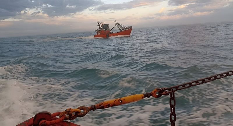 Parte de la flota amarilla de Chubut se suma a la pesca nacional de langostino