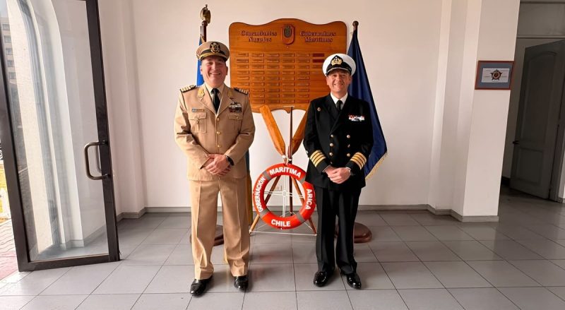 Rodolfo Cattaneo fortalece en Chile la cooperación para el control de los espacios marítimos