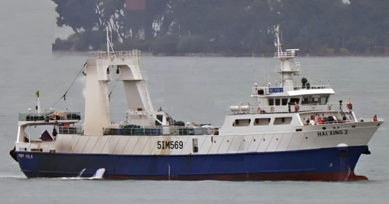 Argentina sancionó al Hai Xing 2 con $1.833 millones por pesca ilegal en el mar argentino