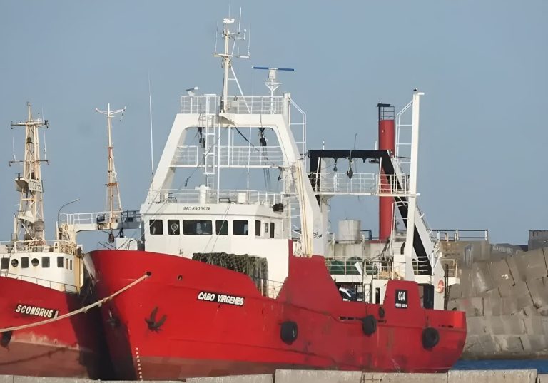 Murió un marinero tras un accidente en el Buque Pesquero Cabo Vírgenes